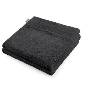 Bavlněný ručník AmeliaHome AMARI tmavě šedý, velikost 30x50