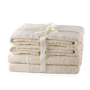 Set ručníků AmeliaHome Amary ecru, velikost 2*70x140+4*50x100