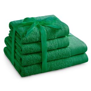 Sada bavlněných ručníků AmeliaHome AMARI zelená 