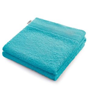Bavlněný ručník AmeliaHome AMARI tyrkysový, velikost 70x140