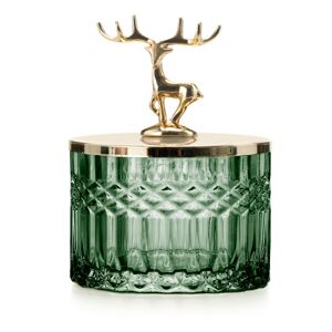 AmeliaHome Šperkovnice Deer lahvově zelená