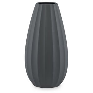 AmeliaHome Váza Cob 18x33,5cm černá, velikost 18x18x33,5