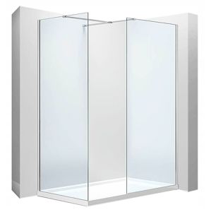 Sprchová kabina Rea Walk-In transparentní 