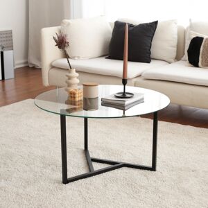 Hanah Home Konferenční stolek Sloan 75 cm čirý