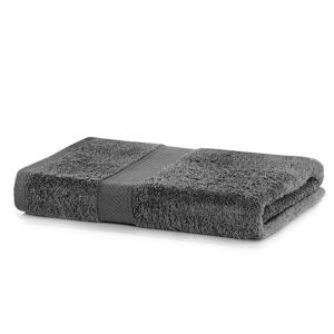 Bavlněný ručník DecoKing Bira tmavě šedý, velikost 70x140