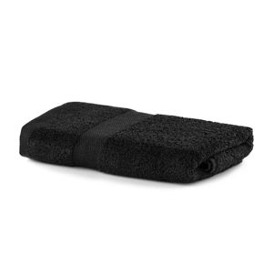 Bavlněný ručník DecoKing Mila 30x50cm černý, velikost 30x50