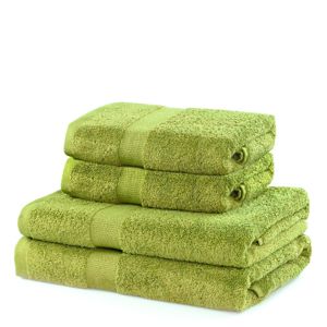Set světle zelených ručníků DecoKing Niki, velikost 2*70x140+2*50x100