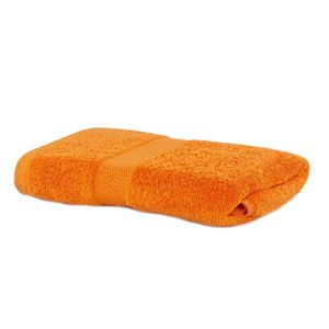 Bavlněný ručník DecoKing Mila oranžový, velikost 30x50