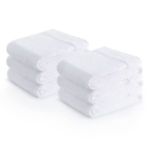 Sada bavlněných ručníků Zender POIS 50x100 cm 500g/m2 bílá 