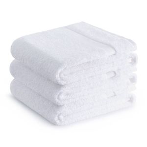 Sada bavlněných ručníků Zender POIS 70x140 cm 500g/m2 bílá, velikost 70x140