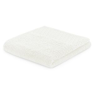 Bavlněný ručník DecoKing Andrea bílý, velikost 30x50