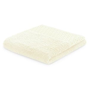 Bavlněný ručník DecoKing Andrea krémový, velikost 70x140