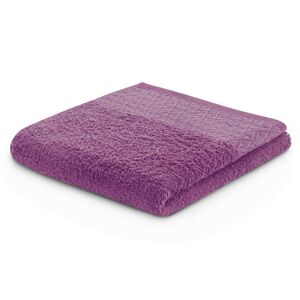 Bavlněný ručník DecoKing Andrea švestkový