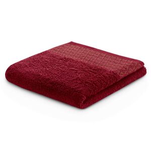 Bavlněný ručník DecoKing Andrea bordó, velikost 70x140