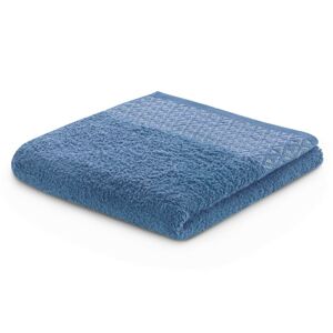 Bavlněný ručník DecoKing Andrea modrý, velikost 50x90