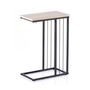 HOMEDE Odkládací stolek Flurta světle hnědý, velikost 45x25x63