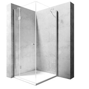 Sprchová kabina Rea Madox U transparentní, velikost 80x100