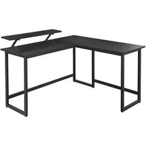 Rohový psací stůl  Vasagle Corner černý