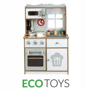ECOTOYS Dřevěná kuchyňka pro děti Eco Toys