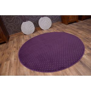 3kraft Kulatý koberec AKTUA Breny fialový