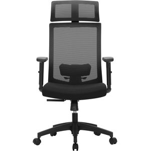 SONGMICS Kancelářská židle Frank černá