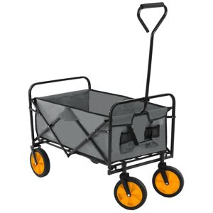 3kraft Zahradní vozík skládací BlueGarden šedý