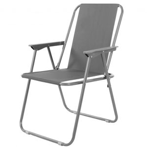 REA Campingová židle HUNTER šedá 