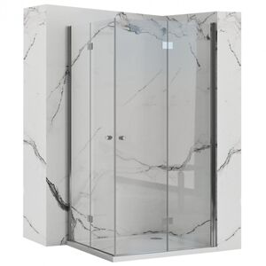 Sprchová kabina Rea Fold N2 transparentní, velikost 90x100