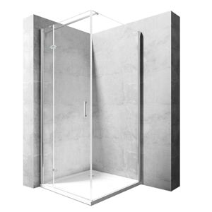 Sprchová kabina Rea Morgan transparentní, velikost 80x120