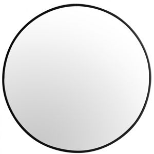 Tutumi Kulaté zrcadlo Loft SLIM 60 cm černé 