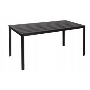 MODERNHOME Zahradní cateringový stůl 156x78 cm černý