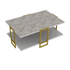 Hanah Home Konferenční stolek Polka 91,5 cm bílý