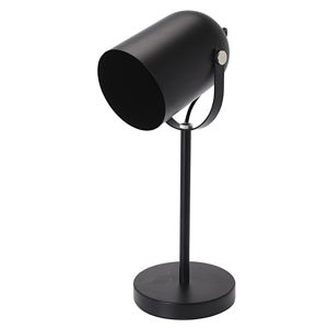 DekorStyle Kovová kancelářská stolní lampa 43,5 cm - černá