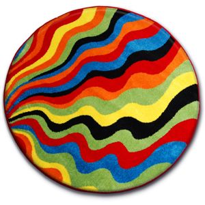 3kraft Kulatý koberec PAINT ANNI barevný