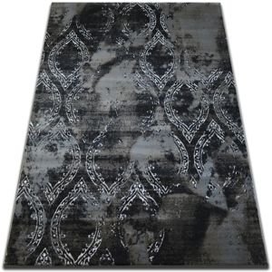 3kraft Kusový koberec VOGUE 093 černý / hnědý