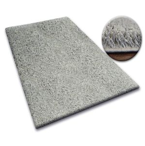 3kraft Kusový koberec SHAGGY Izebelie 5cm šedý