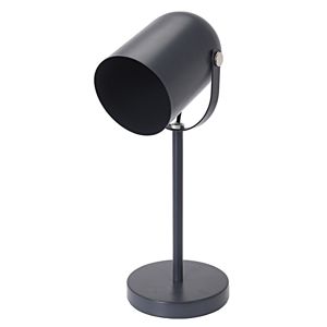 DekorStyle Kovová kancelářská stolní lampa 43,5 cm - šedá