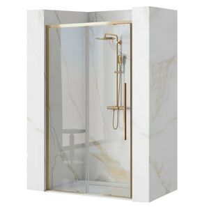 Sprchové dveře Rea SOLAR 120 cm zlaté