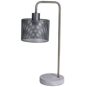 DekorStyle Stolní lampa s betonovou základnou Loft