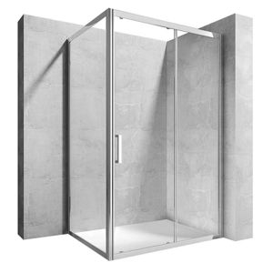 Sprchová kabina Rea Hermes 90x120 cm transparentní 