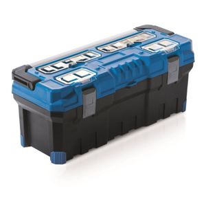 PlasticFuture Kufr na nářadí TITANIO 75,2x30x30,4 cm modro-šedý