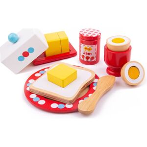 Bigjigs Toys Dřevěný set snídaně BREAKFAST vícebarevný