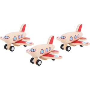 Bigjigs Toys Dřevěné natahovací letadlo AIRPLANE 1 ks