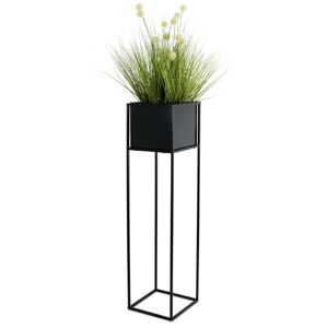 DekorStyle Květinový stojan Willa 90 cm černý