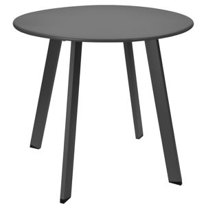 DekorStyle Zahradní stolek ANELLO 45x50 cm šedý 