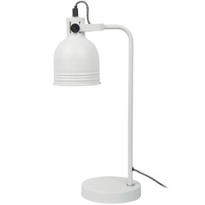 DekorStyle Kancelářská stolní lampa 42 cm bílá