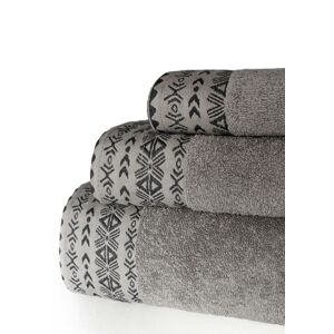 Faro Bavlněný ručník Driada 70x140 cm šedý