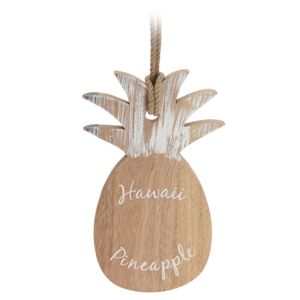DekorStyle Deska na krájení Hawai Pineapple hnědá 