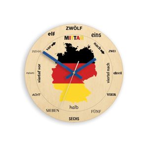 Mazur Nástěnné hodiny Germany hnědé
