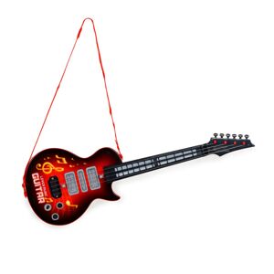 MULTISTORE Dětská kytara Rock červeno-černá